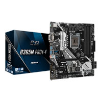 ASRock B365M Pro4-F, Intel B365, S 1151, DDR4, SATA3, Single M.2, Intel GbE, USB 3.1 A+C, MicroATX