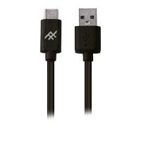 iFrogz UniqueSync Braided USB A to C Charge & Sync Cable Black 1m)