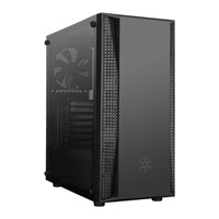 Silverstone FARA B1 Midi Chassis, Tempered Glass, 120mm Fan, USB 3.0, ATX/MicroATX/Mini-ITX