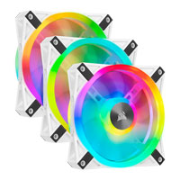 Corsair iCUE QL120 RGB White 120mm PWM Fan Triple Pack