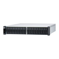 QNAP 2U Rackmount 24 bay Double Server NAS Xeon D-2142IT ES2486dc-2142IT-96G