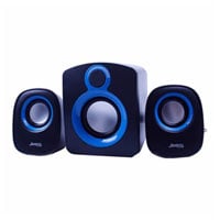 Xclio Compact 2.1ch with Subwoofer Desktop Speakers USB Bus Powered with Built in Soundcard