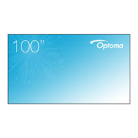 Optoma 100" Ambient Light Rejecting Projector Screen, 16:9 Aspect Ratio