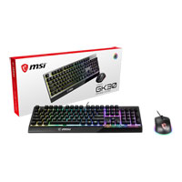 MSI VIGOR GK30 COMBO RGB Keyboard + Clutch GM11 Mouse