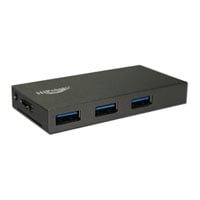 HiPoint 3 Port USB3.0 USB Mini Hub with built in Card Reader