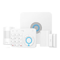 Ring Alarm Starter Kit inc Base Station, Keypad, Contact Sensor, Motion Detector, Range Extender