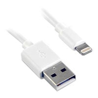 Twin Pack Desire2 TEK Apple Lightning Cable USB Robust Armoured Sync & Charge 1M White MFi
