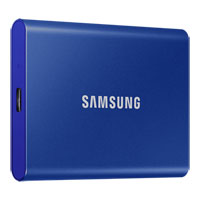 SAMSUNG T7 Blue 1TB Portable External SSD USB Type C/A
