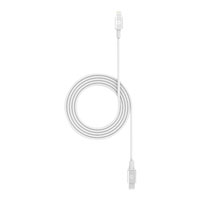 Mophie Apple Lightning to USB-C Fast Charge & Sync Cable Heavy Duty White 1.8M