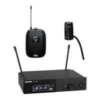 Shure SLX-D Wireless with WL183 Omnidirectional TQG Mic, 120 dB dynamic range, 100m signal range