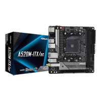 AsRock AMD A520M AM4 ITX/AC Mini-ATX Motherboard