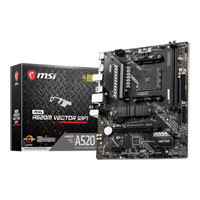 MSI MAG AMD Ryzen A520M VECTOR WiFi AM4 MicroATX Motherboard