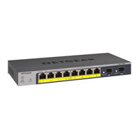 NETGEAR GS110TPv3 8 Port GbE PoE+ Smart Managed Pro Switch