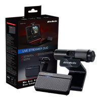 AVerMedia Live Streamer DUO External HDMI Capture Card & Webcam
