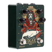 KMA Logan Overdrive Pedal with Mid-EQ Pre/Post Gain