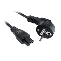 Xclio 2m Euro Schuko Plug - C5 (F) Clover Leaf Power Cable