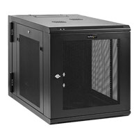 StarTech.com 12U Wall Mountable Black Network/Server Cabinet