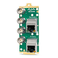 AJA OpenGear 12G-SDI/Dante 64 Channel Embedder/Disembedder