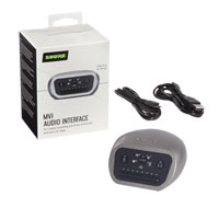 Shure MVi iOS / USB Audio Interface with Lightning Cable