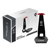 MSI IMMERSE HS01 COMBO Black/Red Headset Stand & Wireless Charger