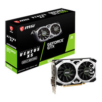 MSI NVIDIA GeForce GTX 1650 D6 VENTUS XS OCV1 4GB GDDR6 Graphics Card