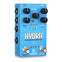 Keeley Electronics - 'Hydra' Spring, Plate & Room Reverbs, Sine, Harmonic, Vibrato Tremolos