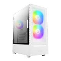 Antec White NX410 Mesh Mid Tower Tempered Glass PC Gaming Case