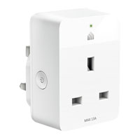 TP-LINK White Kasa Smart WiFi UK Plug Slim for iOS/Android