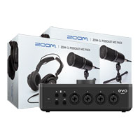 Audient EVO 8 Audio Interface& Zoom ZDM-1 Podcast Mic Pack (Pair)