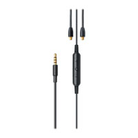 Shure Earphone Cable MMCX to 3.5mm Jack featuring Mic and Remote Control for Apple and Android, 50""