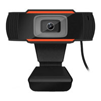 Xclio HD Webcam for PC/Laptops/TV USB for Zoom/Teams/Skype USB etc Black
