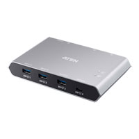 Aten US3342 2-Port USB-C Gen 2 Sharing Switch with Power Pass-Through