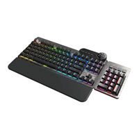 Mountain Everest Max Grey RGB Gaming Keyboard Cherry MX Red Switches Customizable