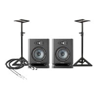 Focal - Alpha 50 Evo 5" Studio Monitors, Adam Hall Stands & Leads