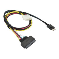 Supermicro 55cm OCuLink to U.2 PCIE with Power Cable