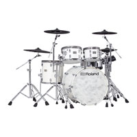 Roland - V-Drums Acoustic Design VAD706PW Electronic Drum Set - Pearl White