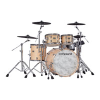 Roland - V-Drums Acoustic Design VAD706PW Electronic Drum Set - Natural Gloss