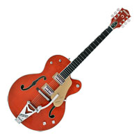 Gretsch - G6120TFM-BSNV Brian Setzer Signature  Nashville Hollow Body - Orange Stain