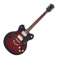 Gretsch - G2622-P90 Streamliner Center Block Double-Cut P90 with V-Stoptail - Claret Burst