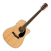 Fender CD-60SCE, Natural Finish