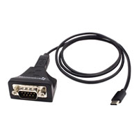 Brainboxes Industrial USB-C to RS-232 Serial Adapter