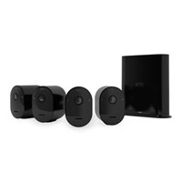 Arlo Pro 3 2K 4 Camera Kit Black