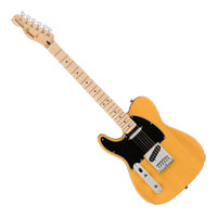 Squier - Affinity Series Telecaster Left-Handed, - Butterscotch Blonde with Maple Fingerboard