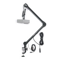 Frameworks - Professional Broadcast Boom Mic Stand W/ Led Light