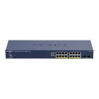 NETGEAR 16 Port Rackmountable Smart PoE+ Switch with 2 SFP Ports