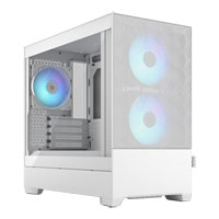 Fractal Pop Mini Air RGB White MicroATX Tempered Glass PC Case