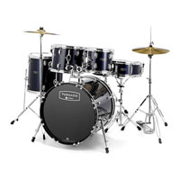 Mapex - Tornado Series Drum Kit - Royal Blue, 22" x 16" Bass Drum