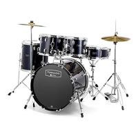 Mapex - Tornado Series Drum Kit - Royal Blue, 20" x 16" Kick Drum