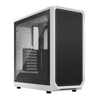 Fractal Design Focus 2 White Mid Tower Tempered Glass PC Case