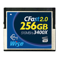 Wise 256GB CFast 2.0 Card
